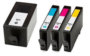 Compatible HP 903XL Full set of 4 Ink Cartridges - Black/Cyan/Magenta/Yellow